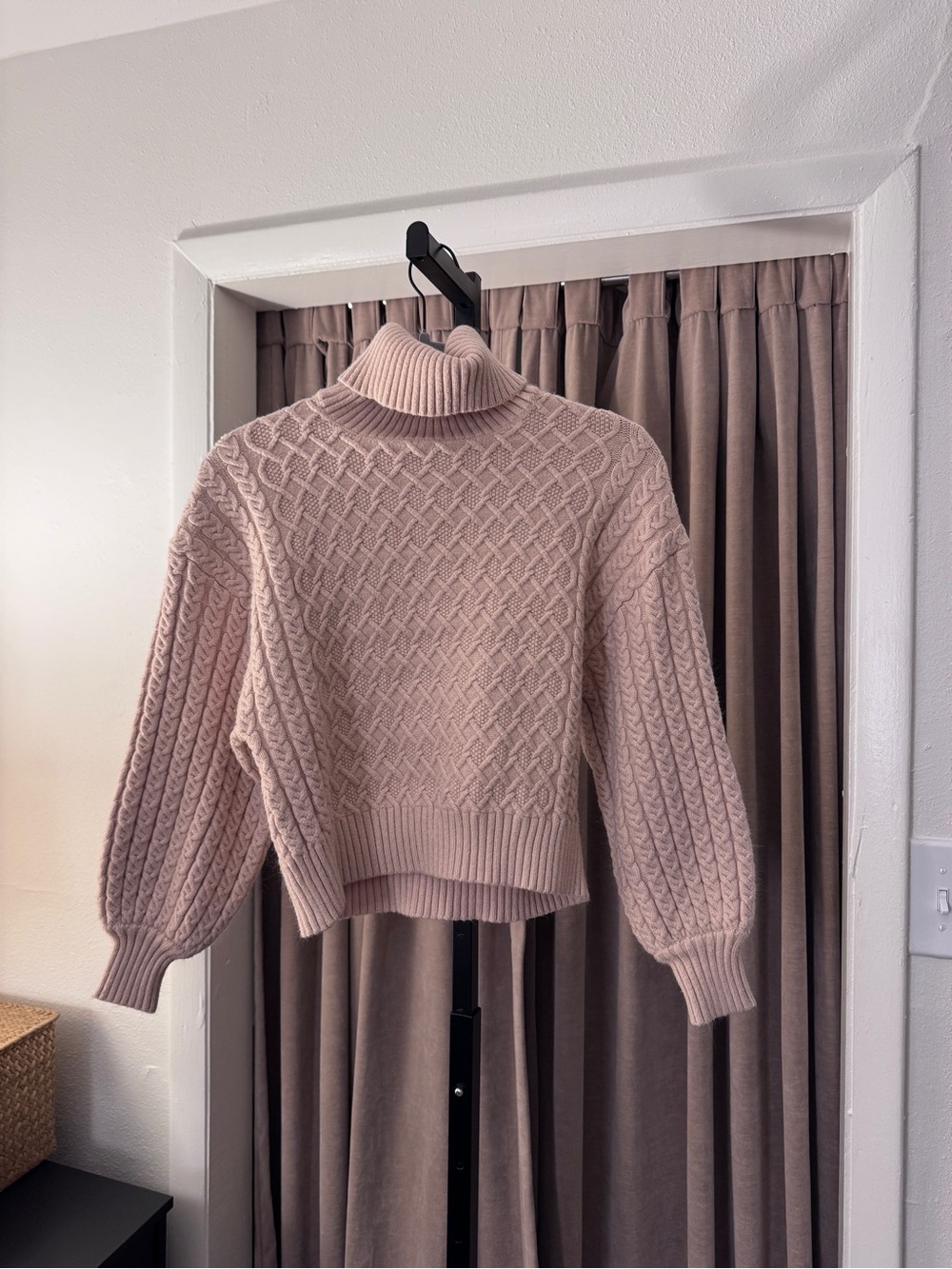 Beige Chunky Knit Sweater